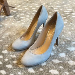 Jessica Simpson Baby Blue Heels